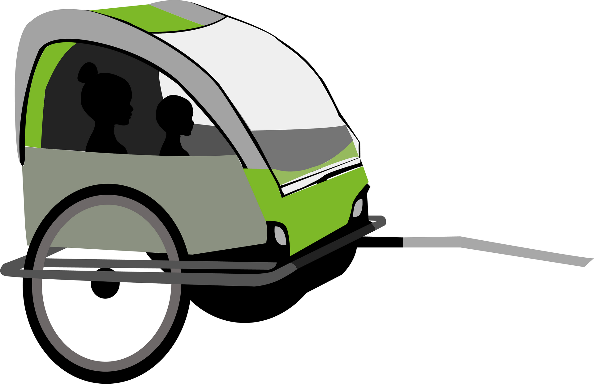 remorque enfants pour balade avelo